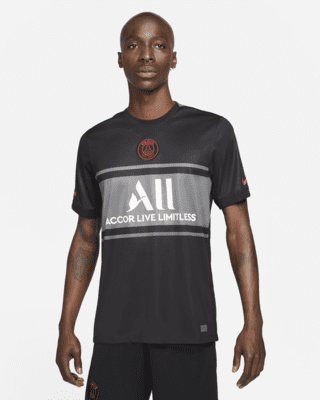 2021/22 赛季巴黎圣日耳曼第三球衣球迷版 Nike Dri-FIT 男子足球球衣