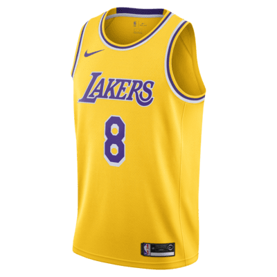 洛杉矶湖人队 (Kobe Bryant) Icon Edition Nike NBA Swingman Jersey 男子球衣