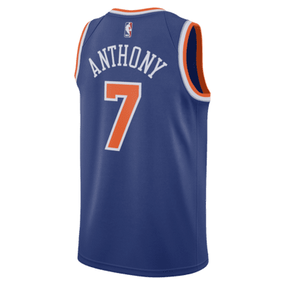 纽约尼克斯队(Carmelo Anthony) Icon Edition Swingman Jersey 男子