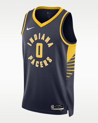印第安纳步行者队 Icon Edition Nike Dri-FIT NBA Swingman Jersey 男子速干球衣-NIKE 中文官方网站