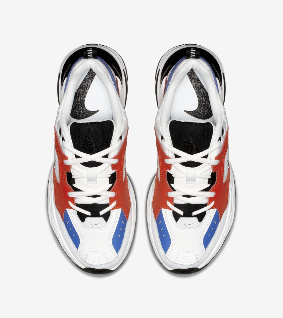 女款Nike M2K Tekno 'Summit White \u0026amp; Team Orange \u0026amp; Mountain Blue's  发布日期. Nike SNKRS CN