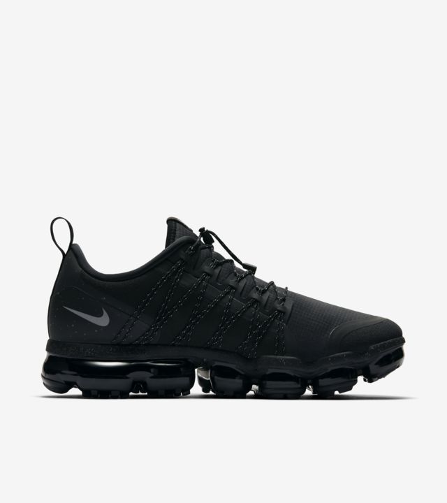 air vapormax run utility black reflect silver