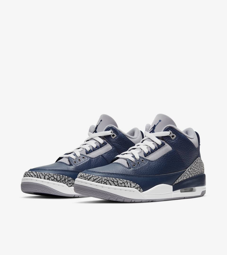 Air Jordan 3 'Midnight Navy' 发布日期. Nike SNKRS CN