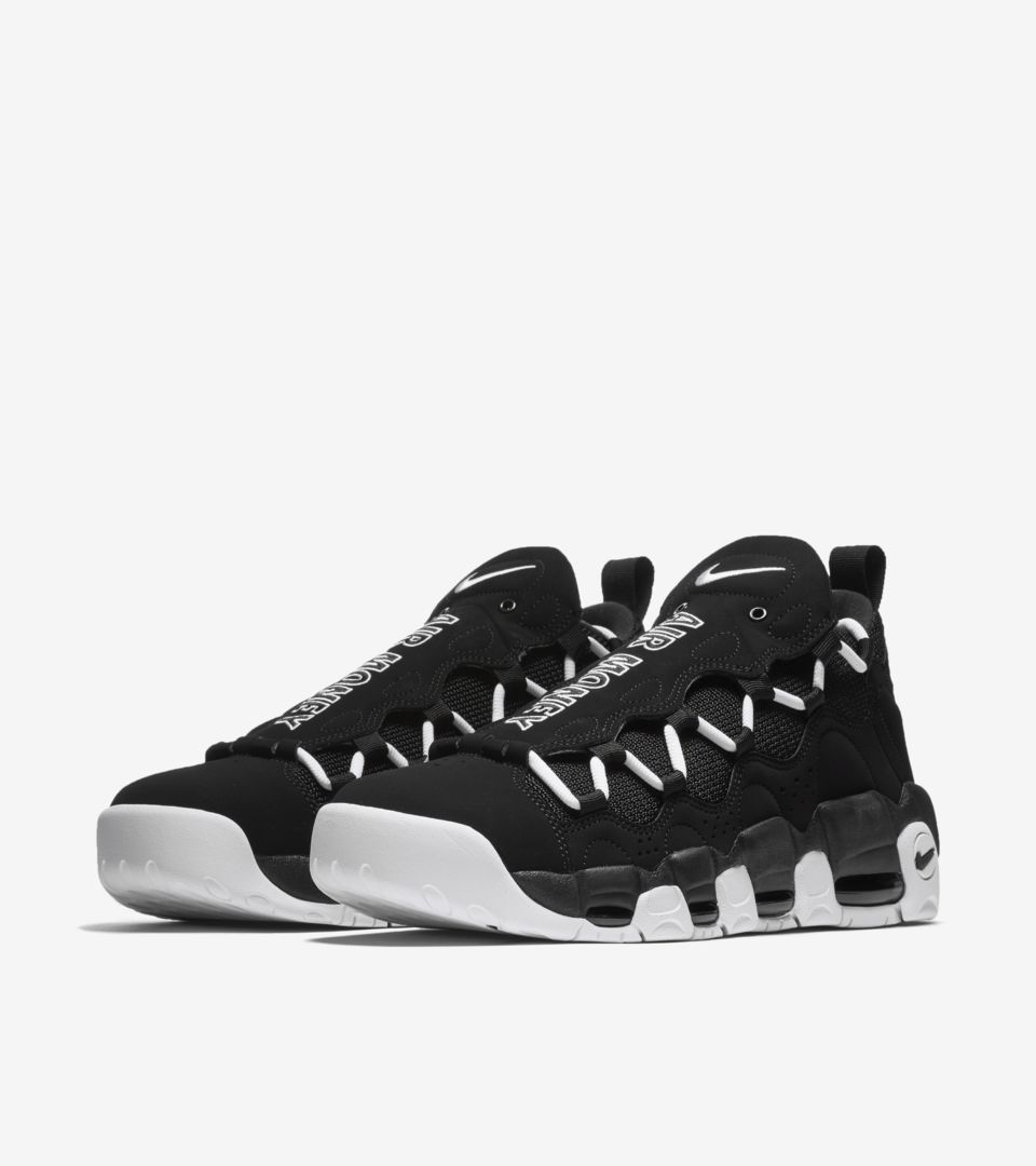 Nike Air More Money 'Black \u0026 White' 发布日期. Nike SNKRS CN