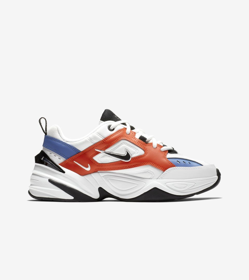 女款Nike M2K Tekno 'Summit White \u0026amp; Team Orange \u0026amp; Mountain Blue's  发布日期. Nike SNKRS CN