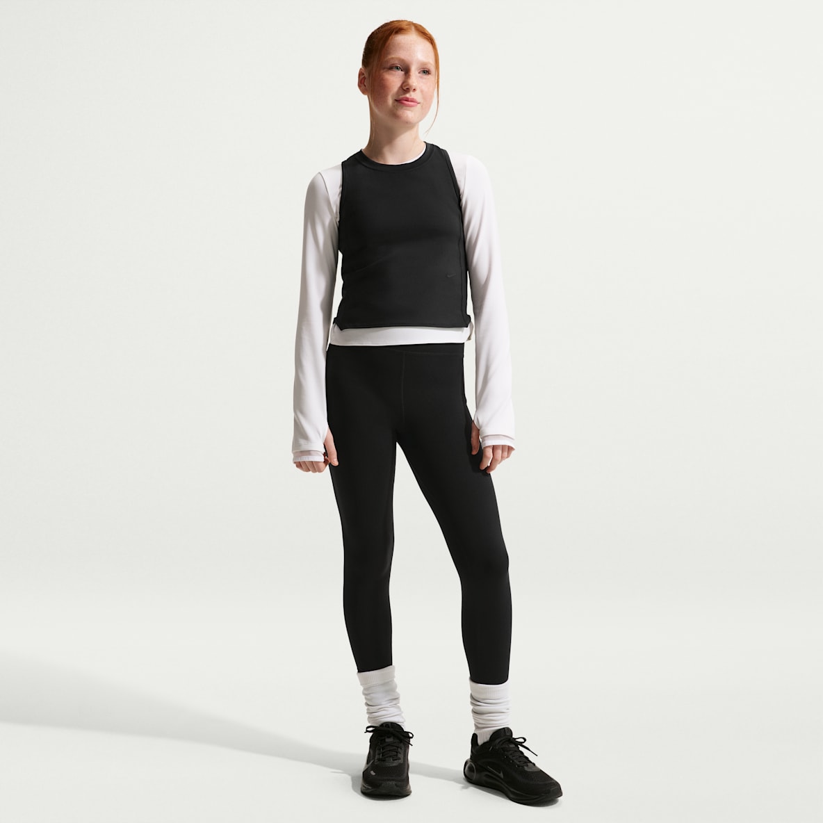 Nike MAVN Dri-FIT 耐克好动心系列大童（女孩）速干高腰紧身裤