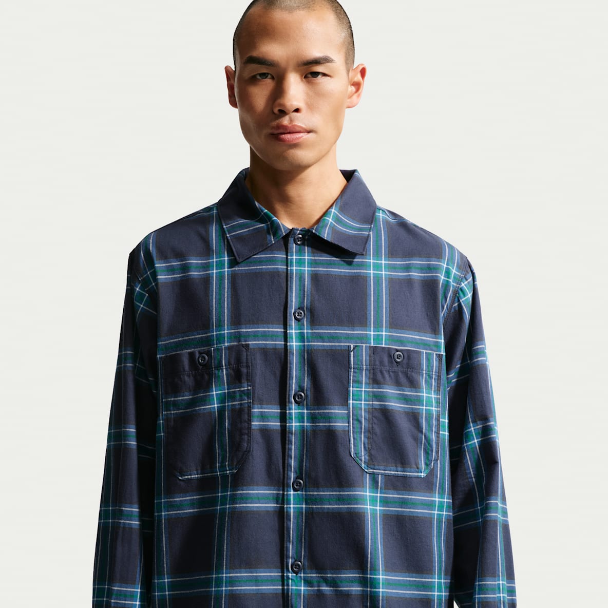 Nike Life 男子长袖法兰绒衬衫