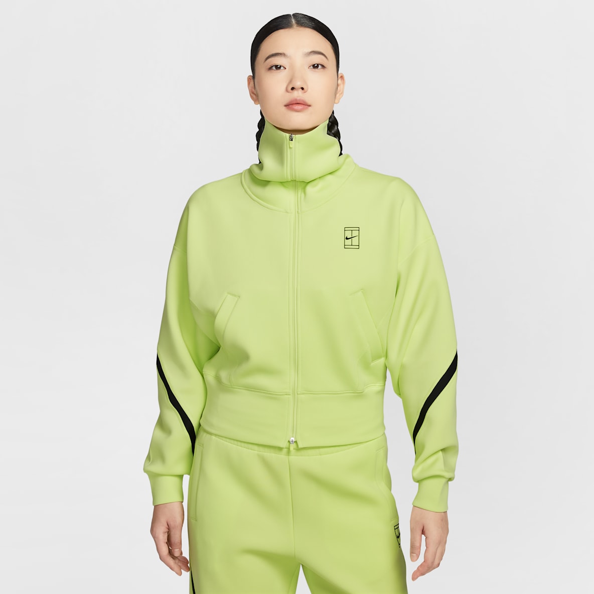 Nike Advantage Nike Advantage Dri-FIT 女子速干全长拉链开襟网球夹克
