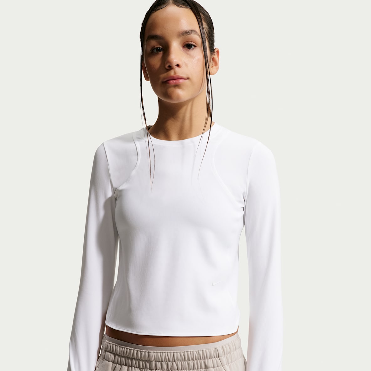 Nike MAVN Dri-FIT 耐克好动心系列大童（女孩）速干罗纹长袖上衣