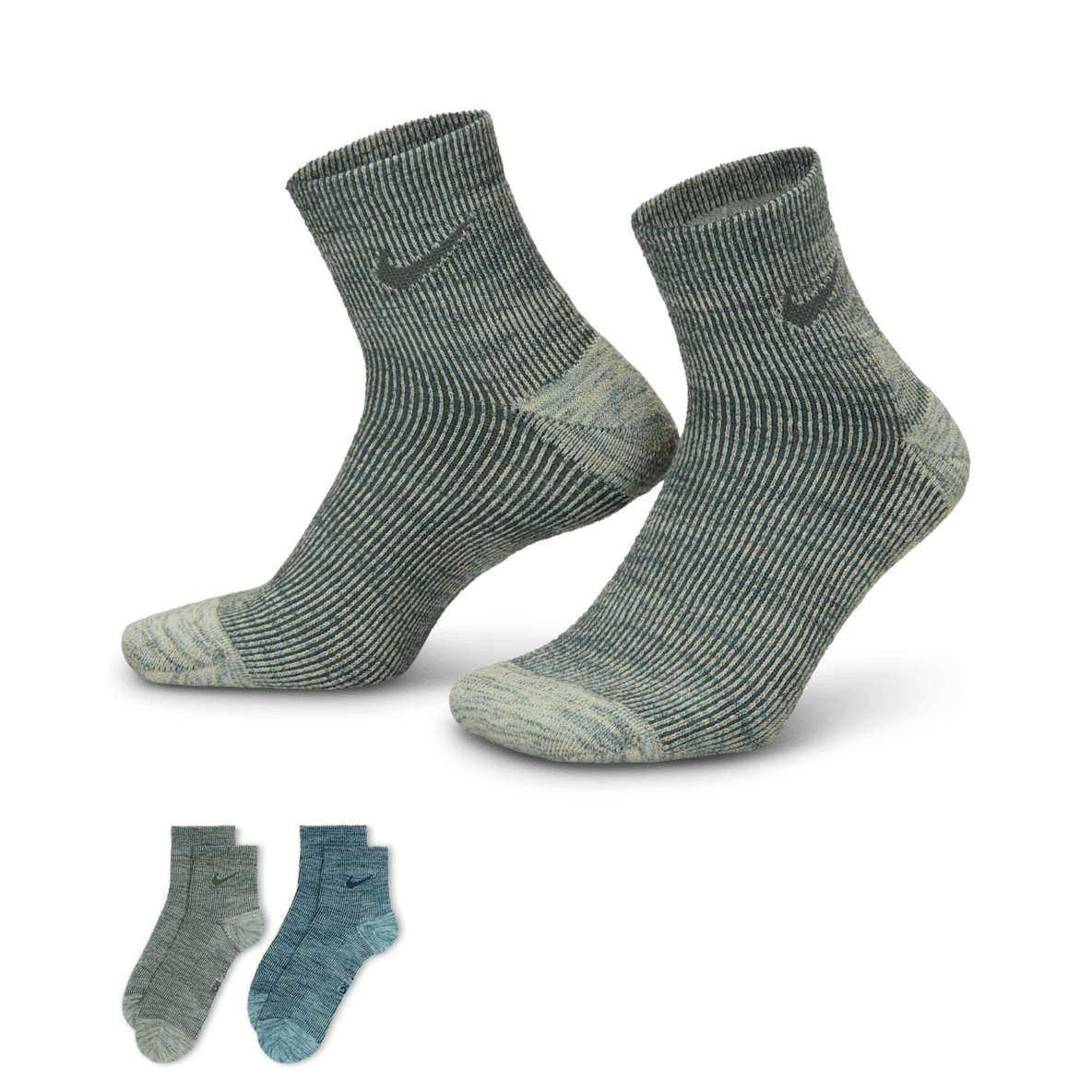 Nike Everyday 舒适速干运动短袜（2 双）