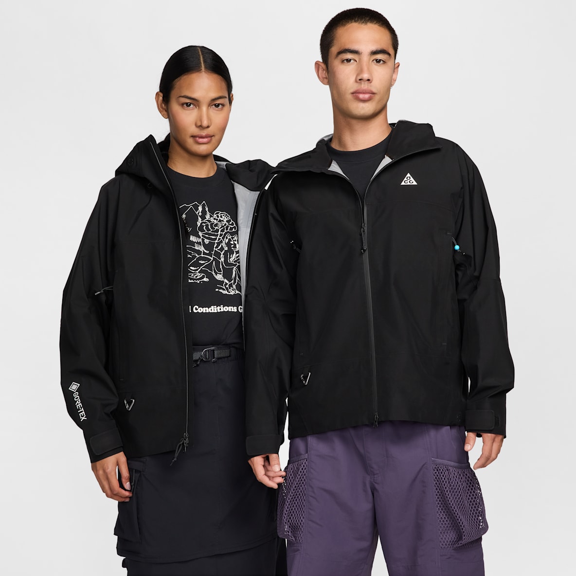 Nike ACG "Misery Ridge" Storm-FIT ADV GORE-TEX 3L 男/女防风防水户外夹克硬壳冲锋衣