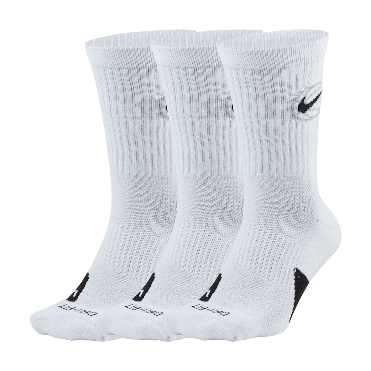 Nike Everyday 速干中筒篮球袜（3 双）