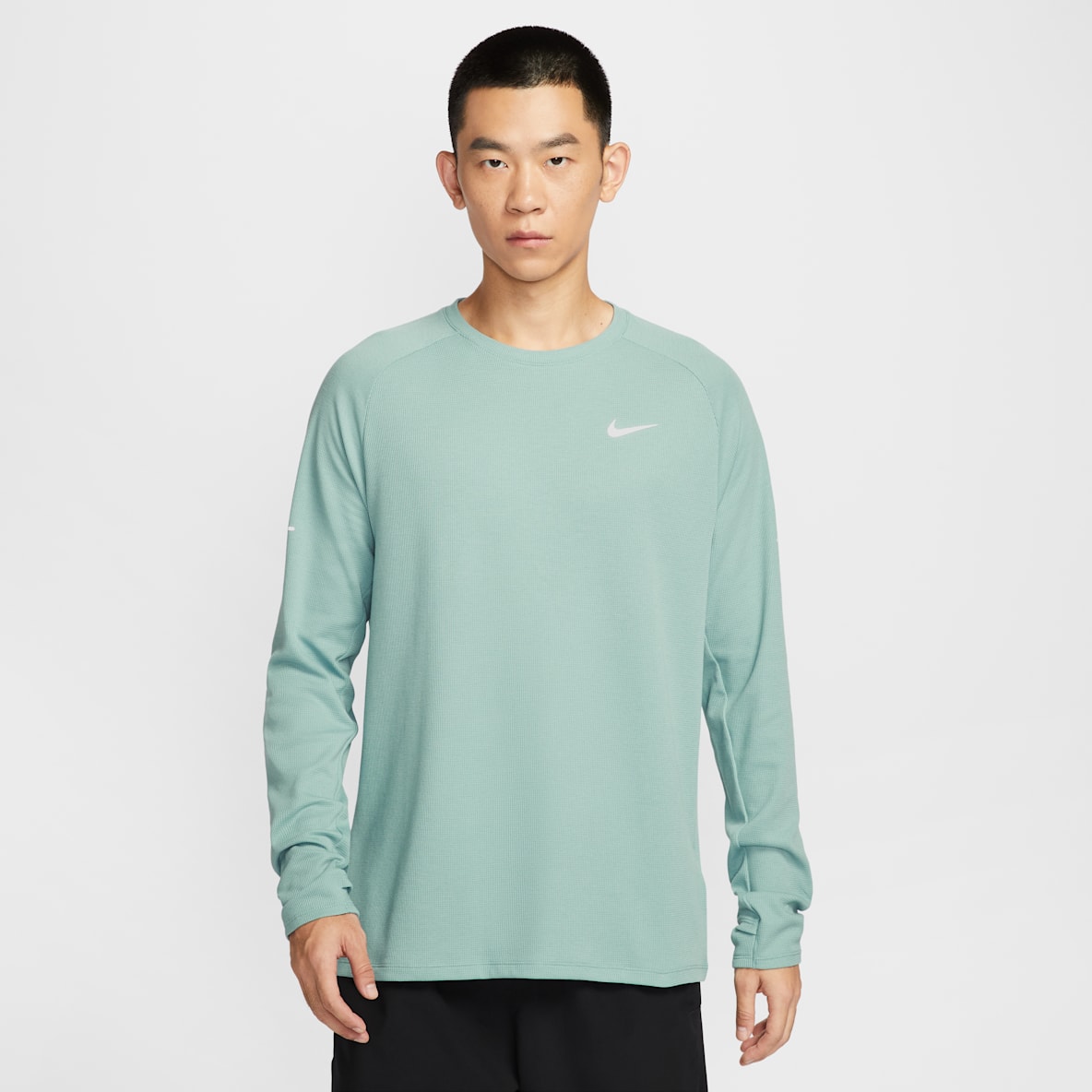 Nike Stride Dri-FIT 男子速干华夫格跑步圆领上衣