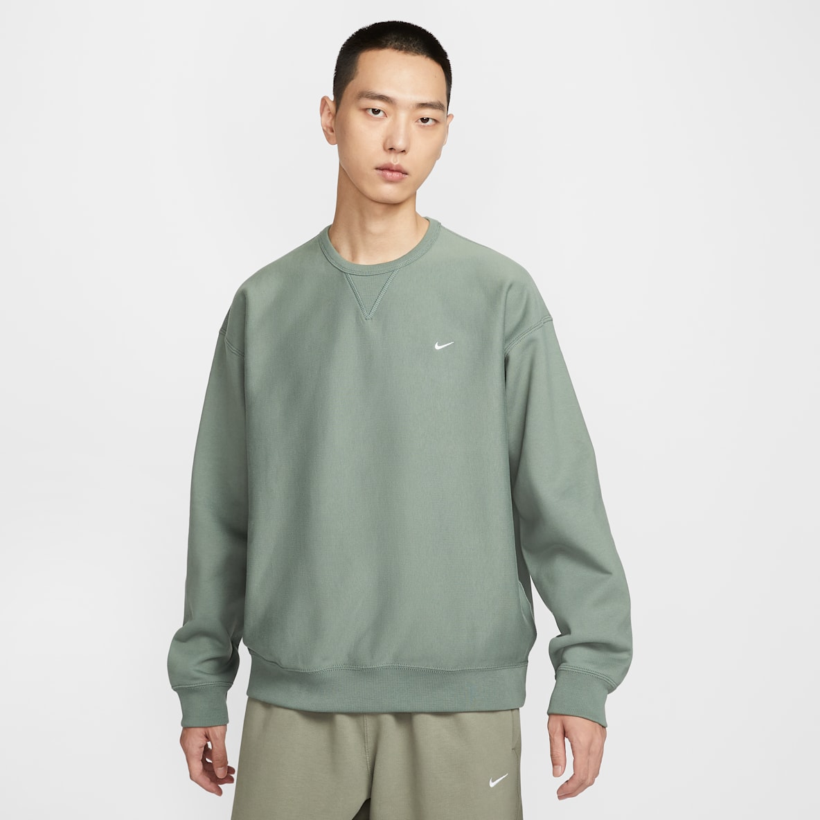 Nike Solo Swoosh Nike Solo Swoosh 男子加绒圆领上衣