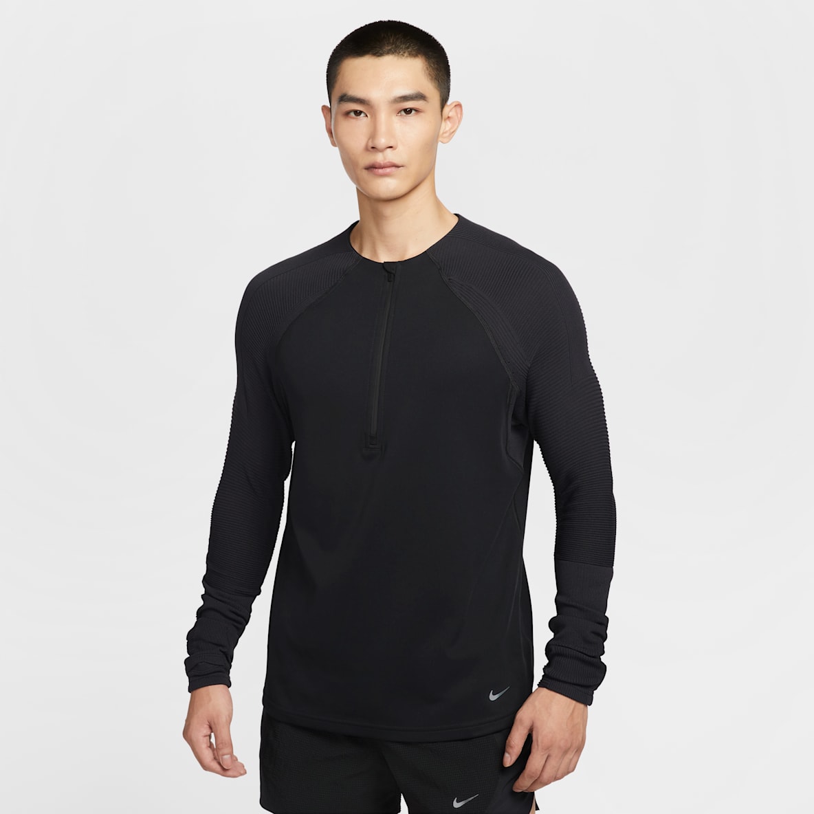 Nike Pinnacle Nike Pinnacle Therma-FIT ADV 男子加绒拼接跑步上衣