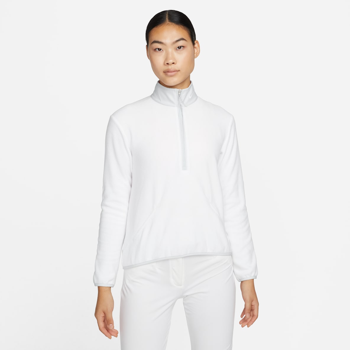 Nike Therma-FIT Victory 女子摇粒绒长袖半长拉链开襟高尔夫上衣