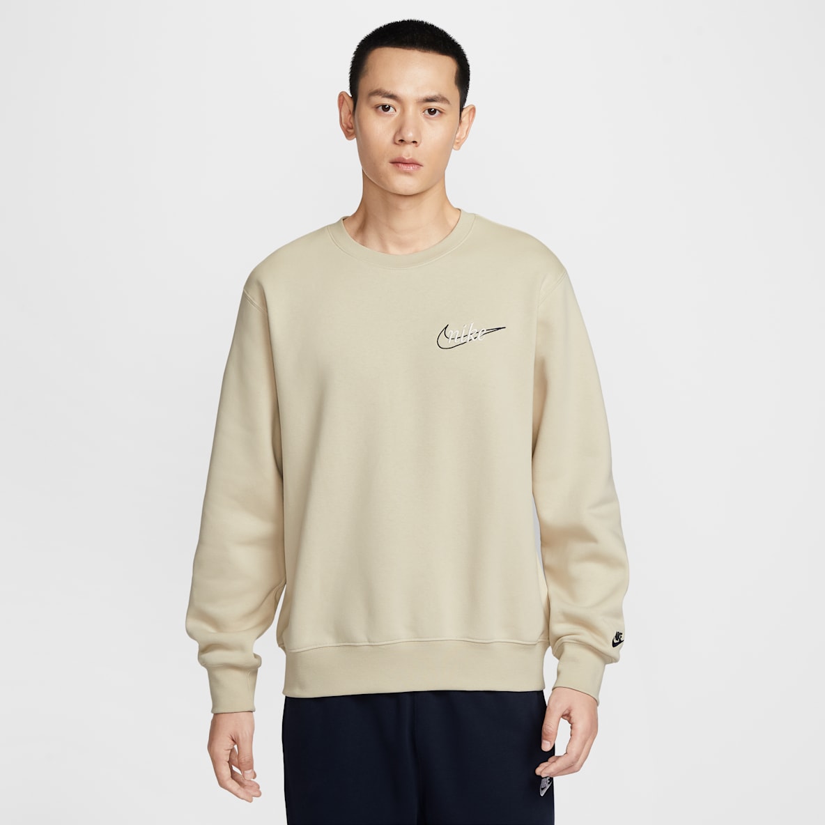 Nike Sportswear Club 男子加绒圆领运动衫