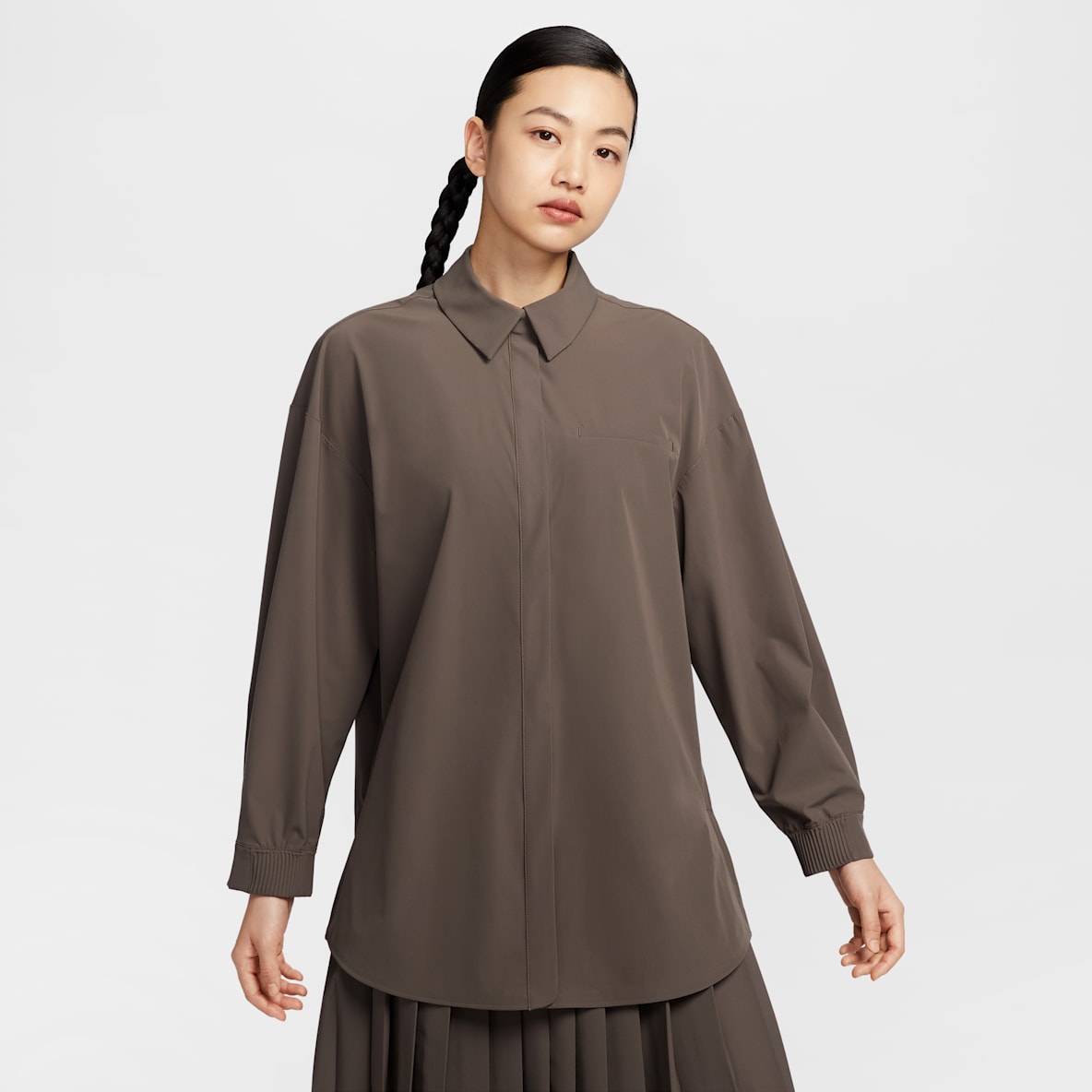 Nike 24.7 PerfectStretch Dri-FIT 无界弹韧女子 Oversize 风速干长袖上衣