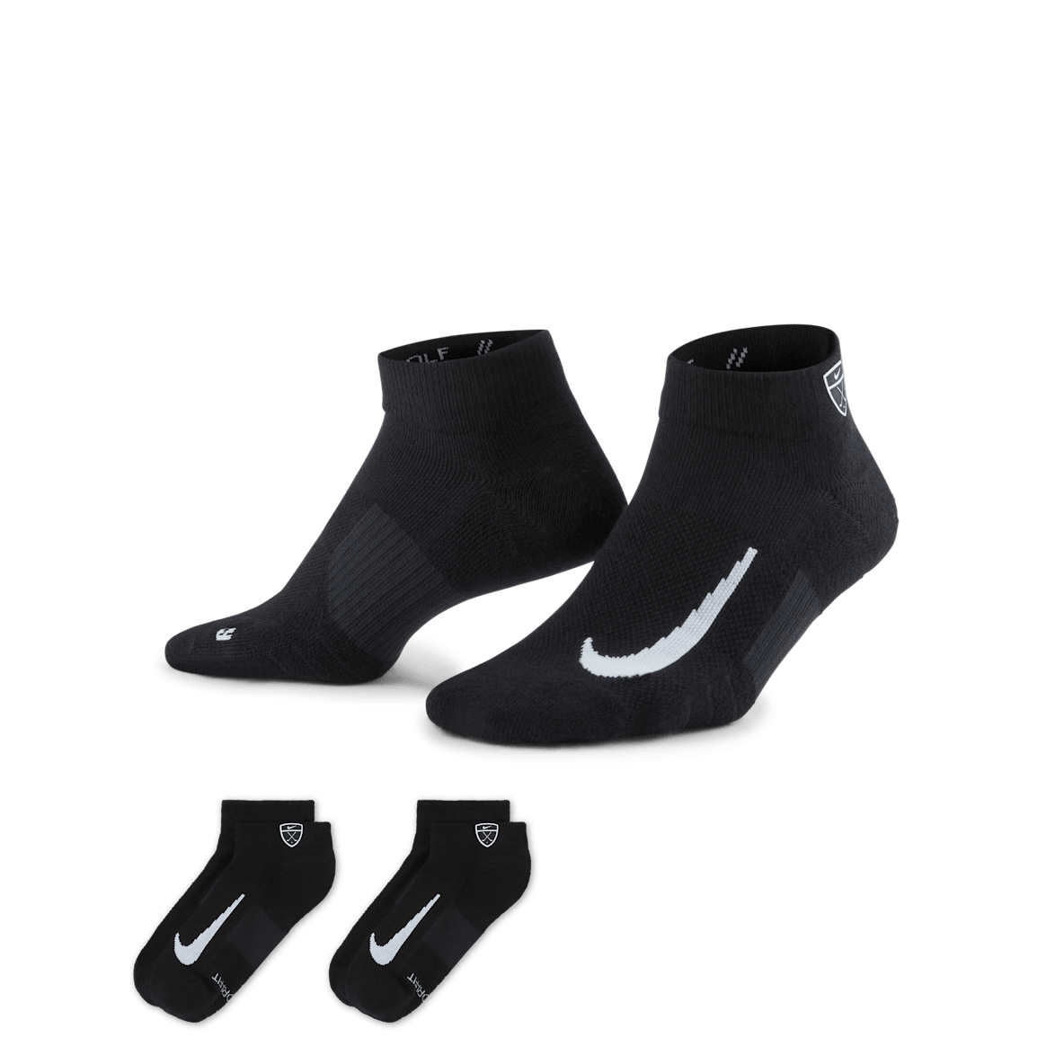 Nike Multiplier Low 速干高尔夫运动短袜（2 双）