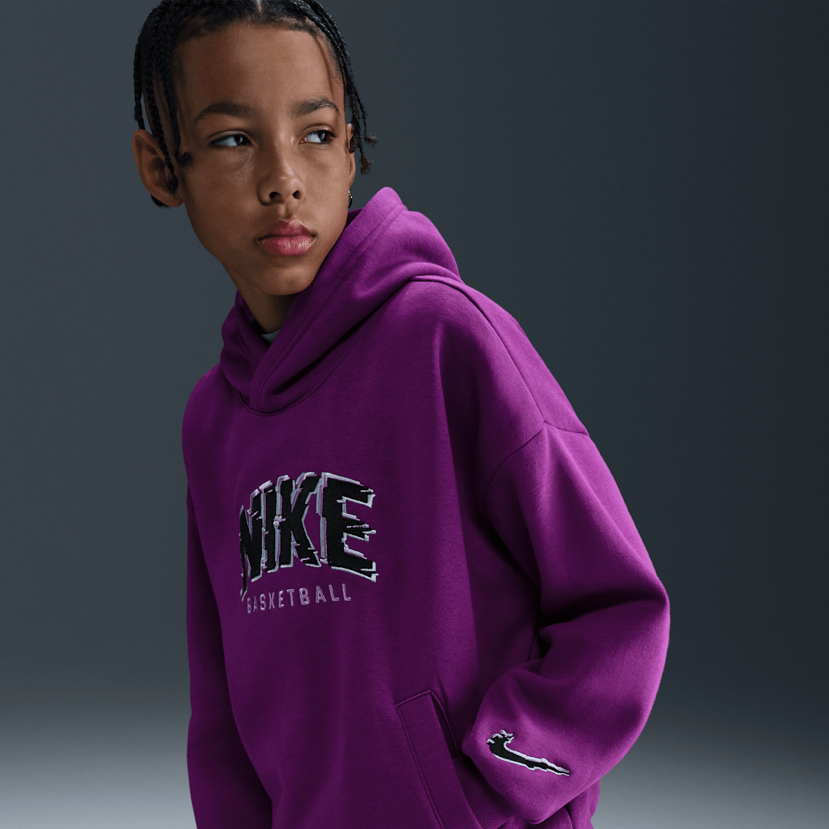 Nike Culture of Basketball 大童加绒套头连帽衫