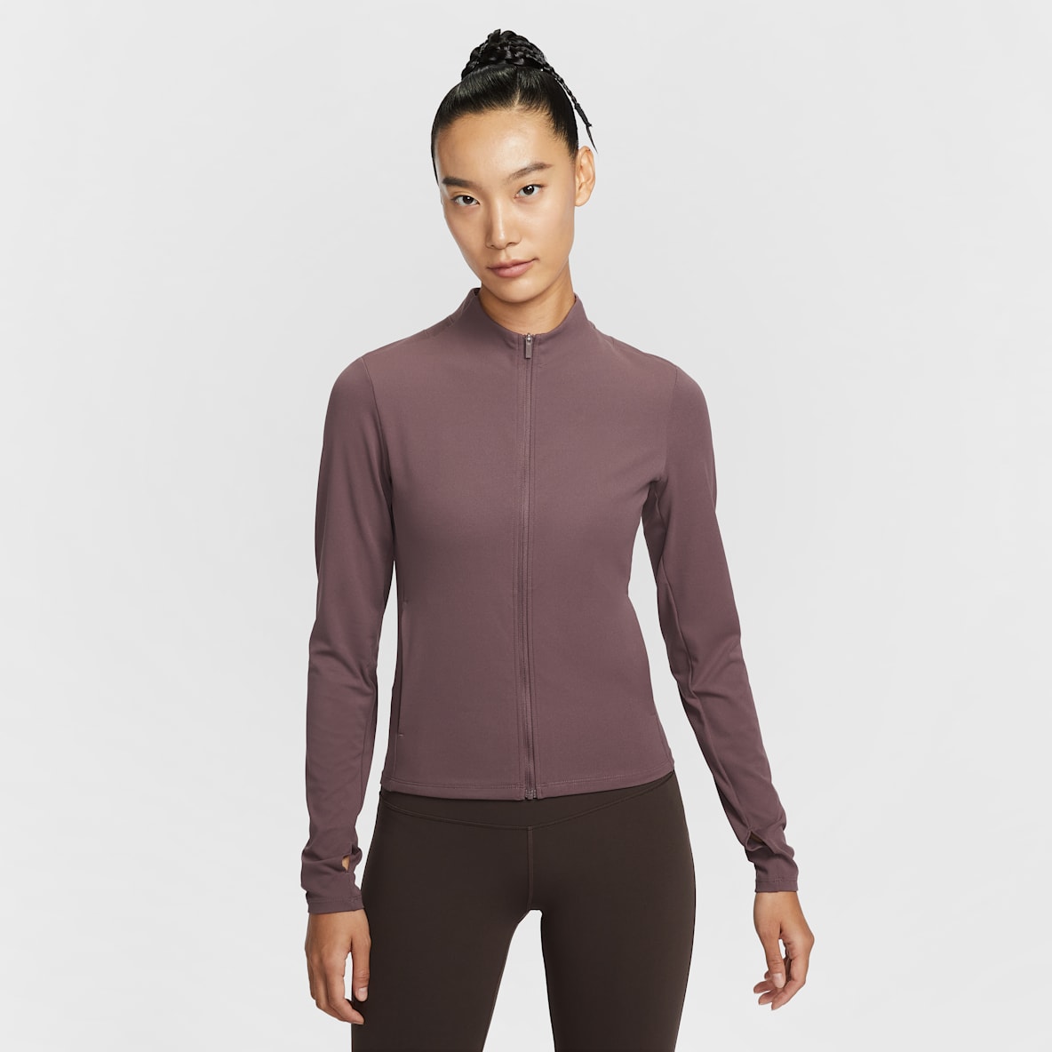 Nike Zenvy Dri-FIT 女子速干全长拉链开襟上衣