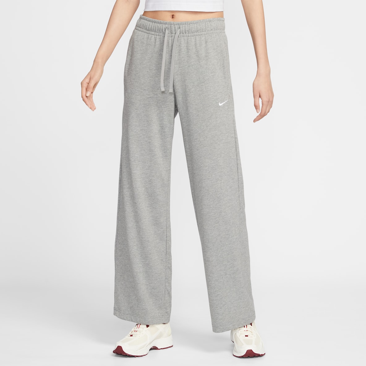 Nike Sportswear 女子针织中腰阔腿运动裤