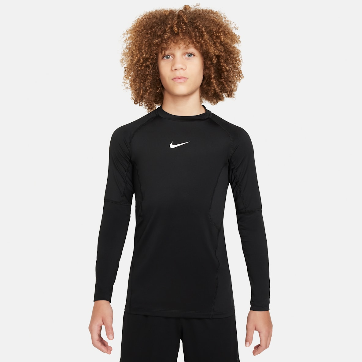 Nike Pro Nike Pro Dri-FIT 大童(男孩)速干长袖训练上衣