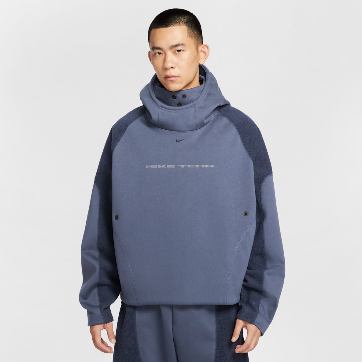 Nike Tech Boreas 男子 Oversize 风摇粒绒拼接连帽衫