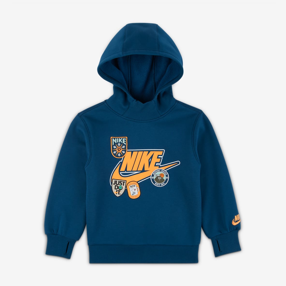 Nike 幼童加绒套头连帽衫