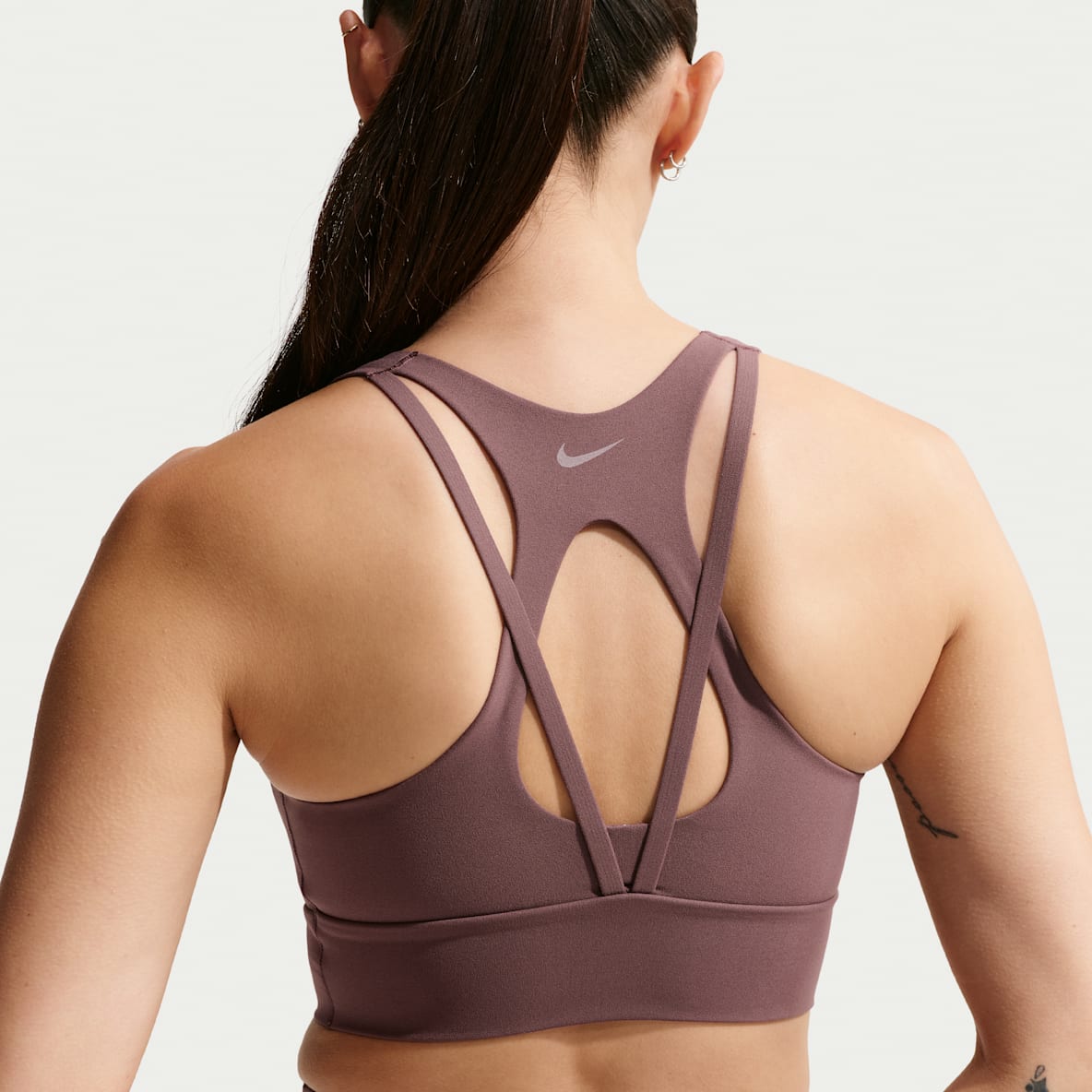 Nike Zenvy 女子低强度支撑速干衬垫长款运动内衣