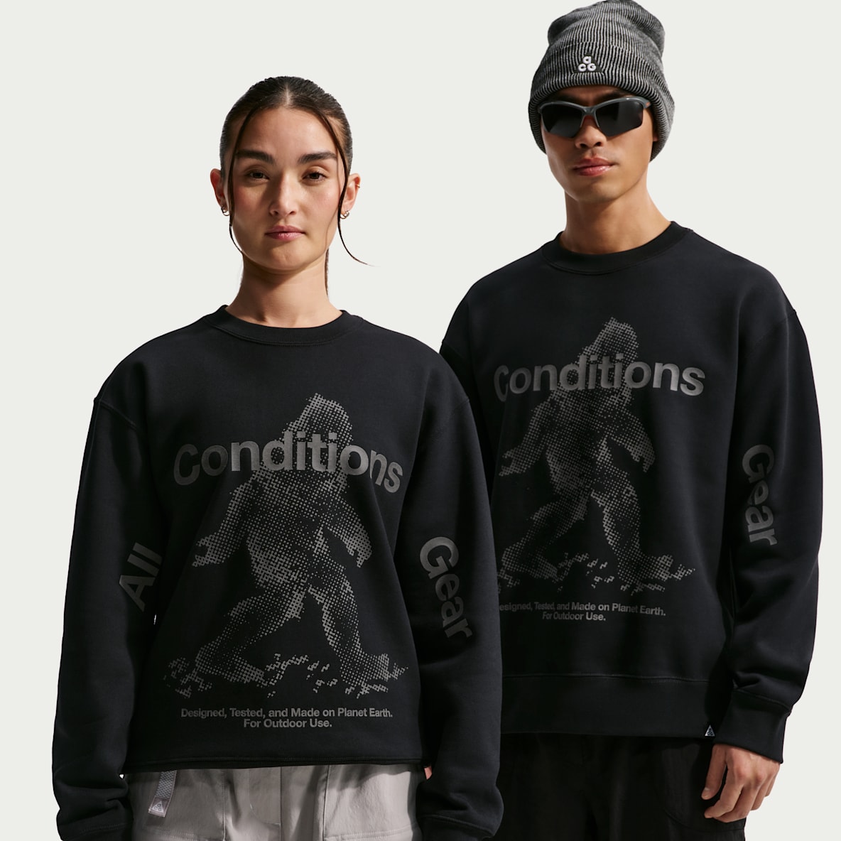 Nike ACG "Tuff Fleece" Therma-FIT 男子拒水加绒套头圆领运动衫