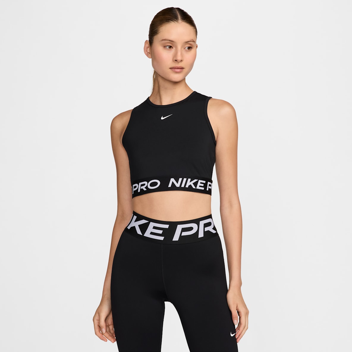 Nike Pro Dri-FIT 女子透气速干训练短款紧身背心