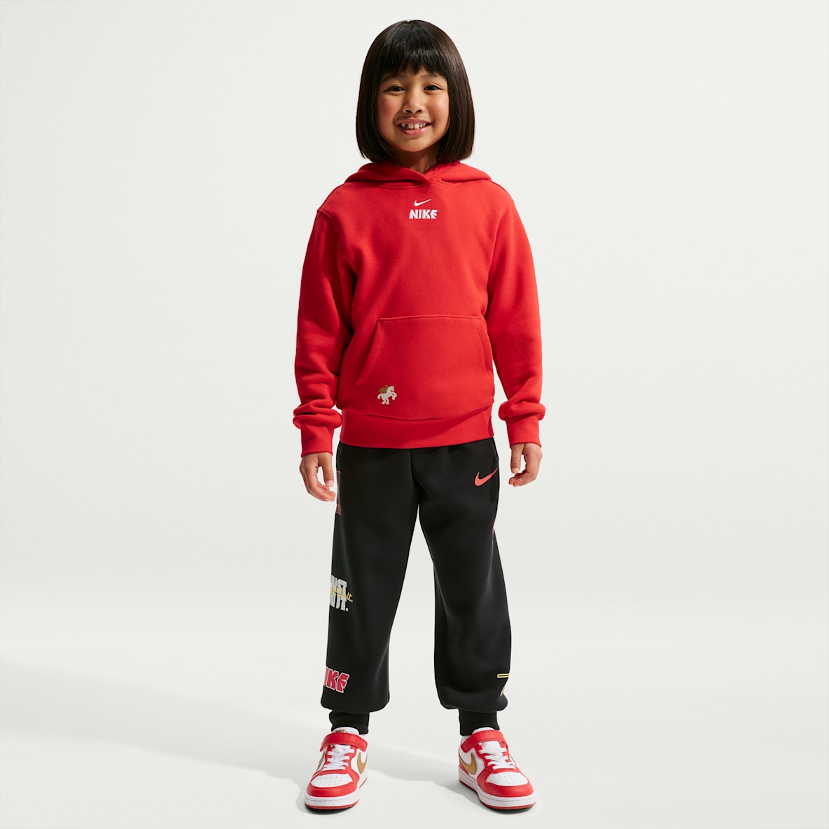 Nike 马年限定脱缰系列 新年款幼童针织长裤