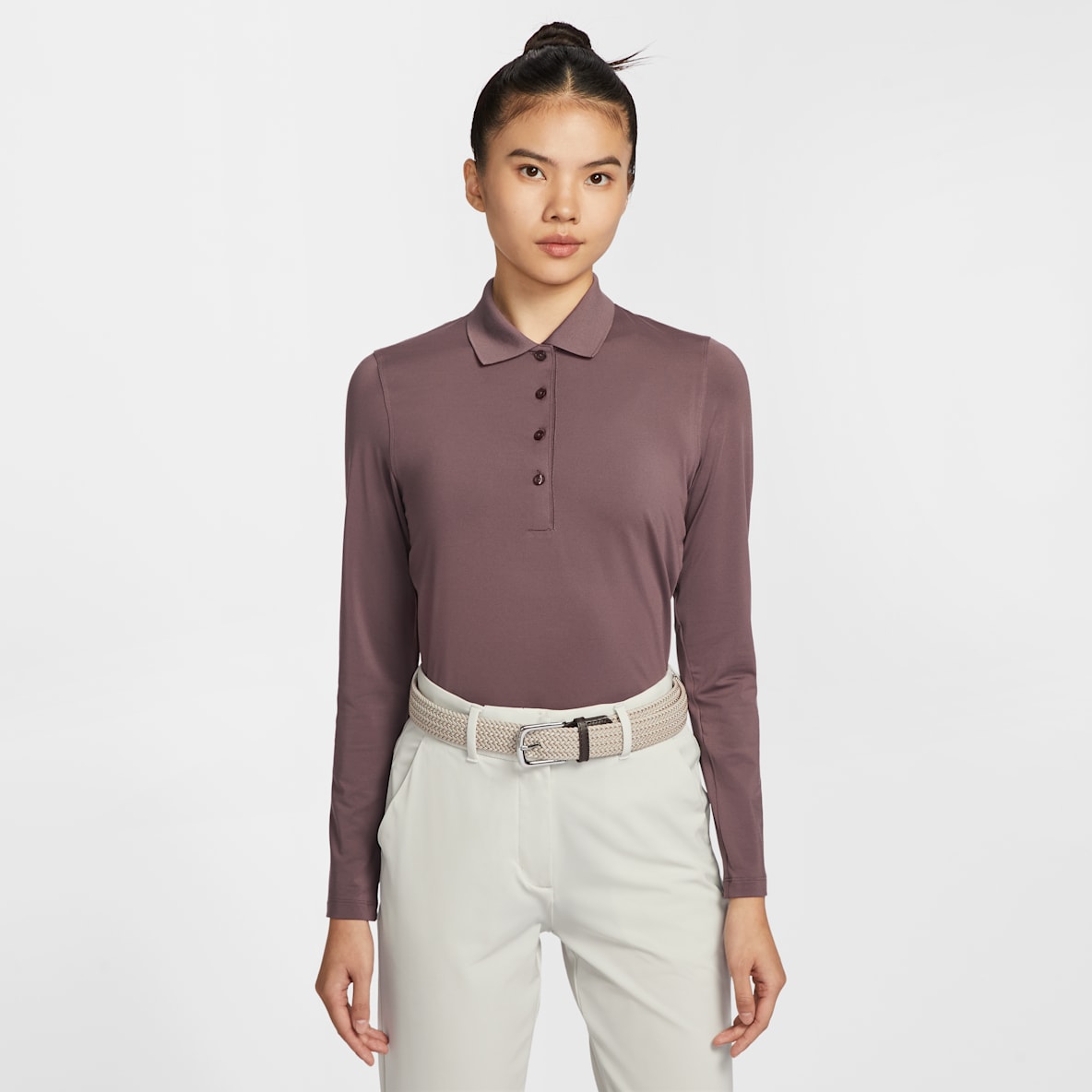 Nike Golf Club Dri-FIT 女子速干防晒高尔夫翻领长袖T恤