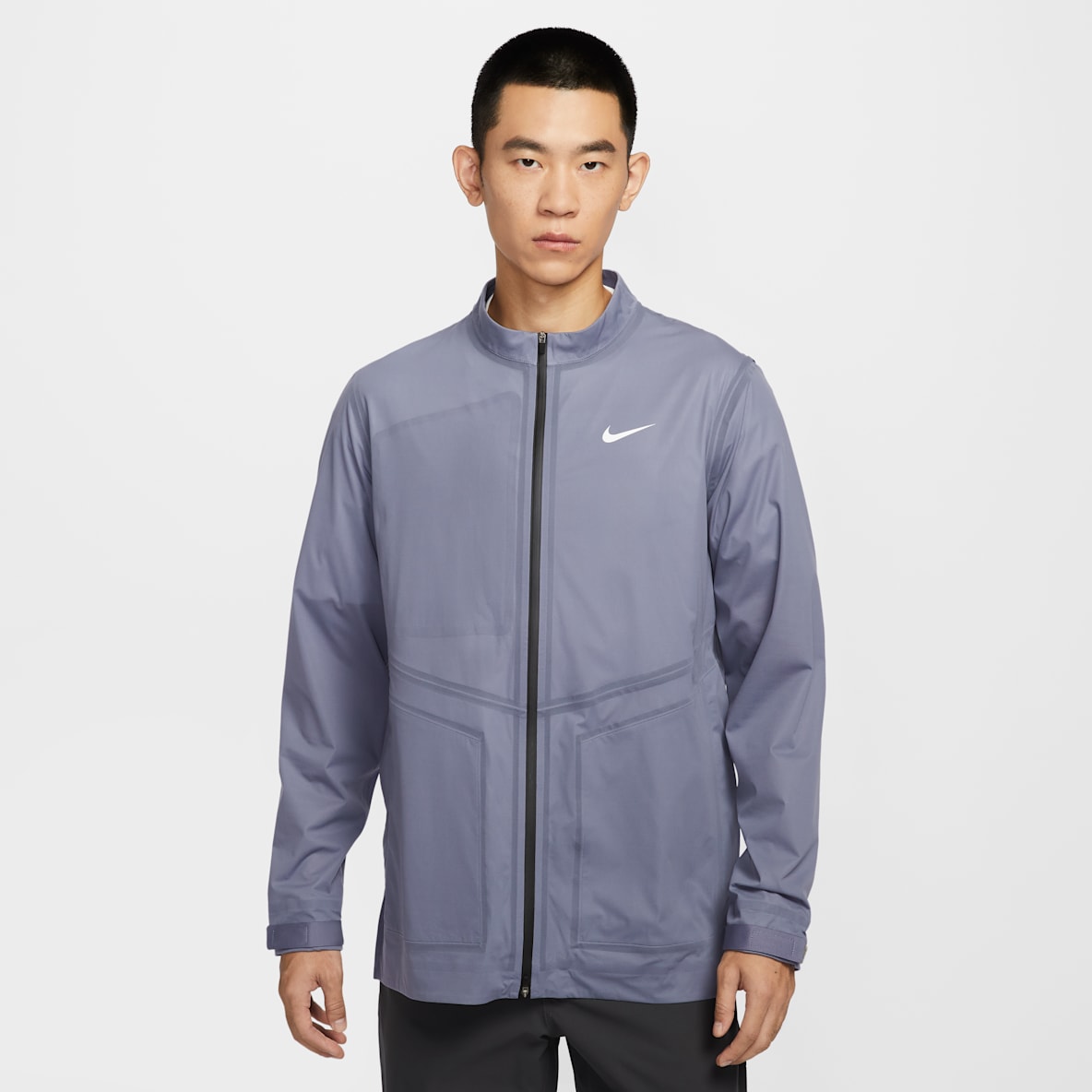 Nike Storm-FIT ADV 男子防风防水全长拉链开襟高尔夫夹克
