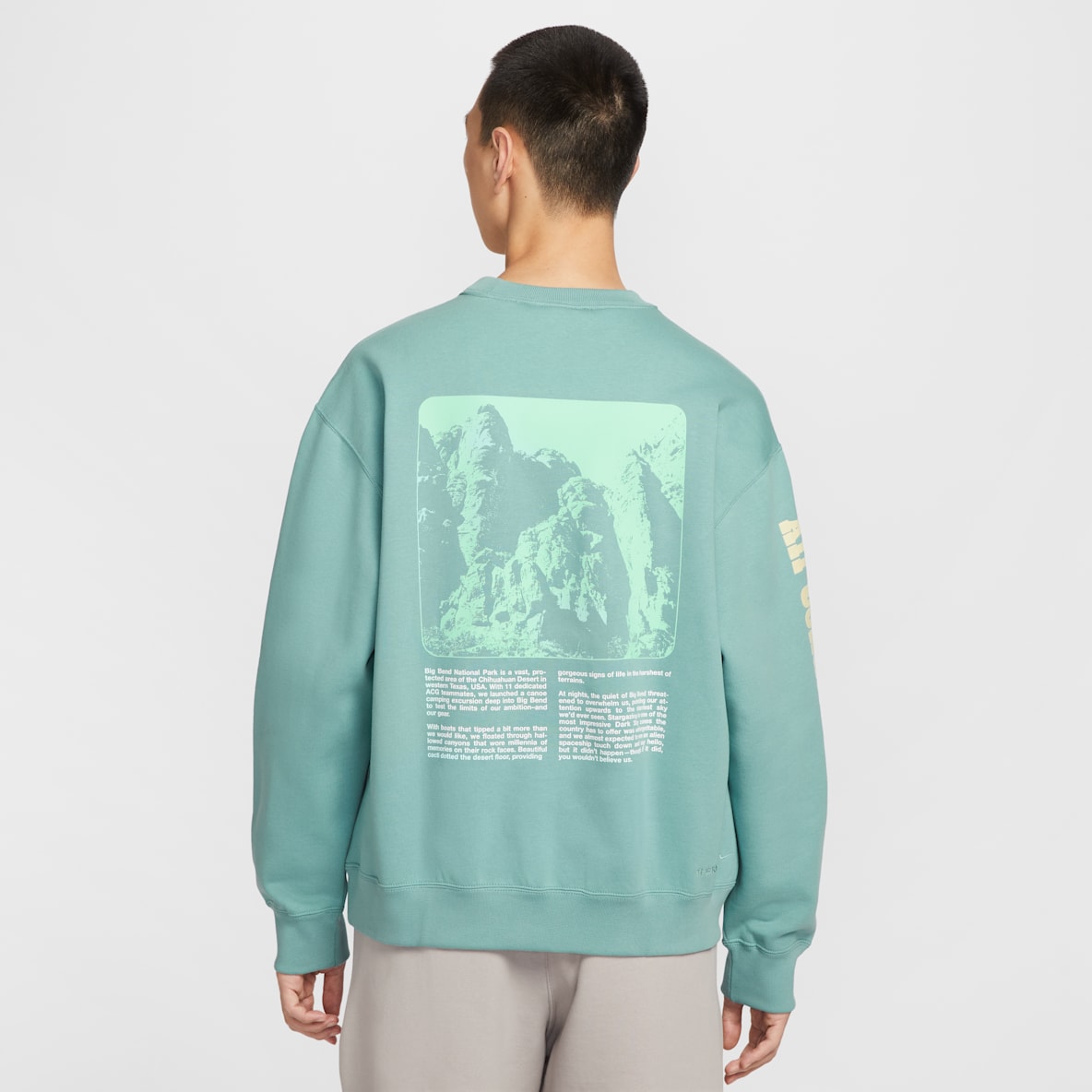 Nike ACG "Tuff Fleece" Nike ACG "Tuff Fleece" 男子拒水加绒圆领上衣