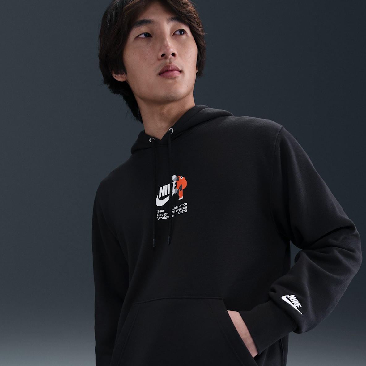 Nike Sportswear Club 男子加绒套头连帽衫