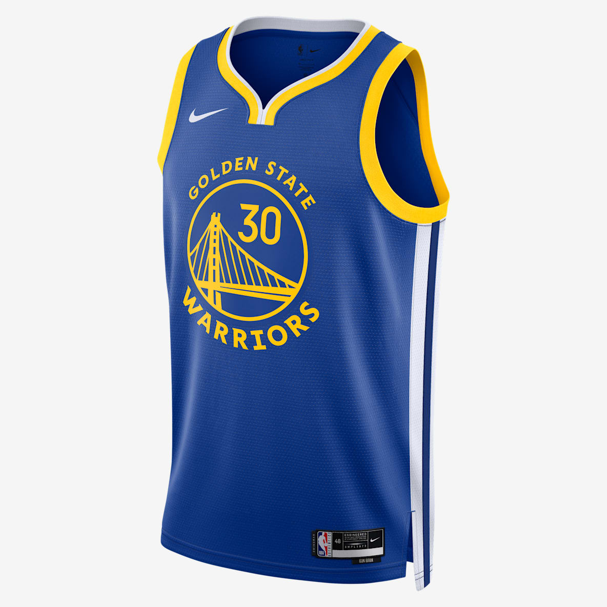 金州勇士队 Icon Edition 金州勇士队 Icon Edition Nike Dri-FIT NBA Swingman Jersey 男子速干球衣