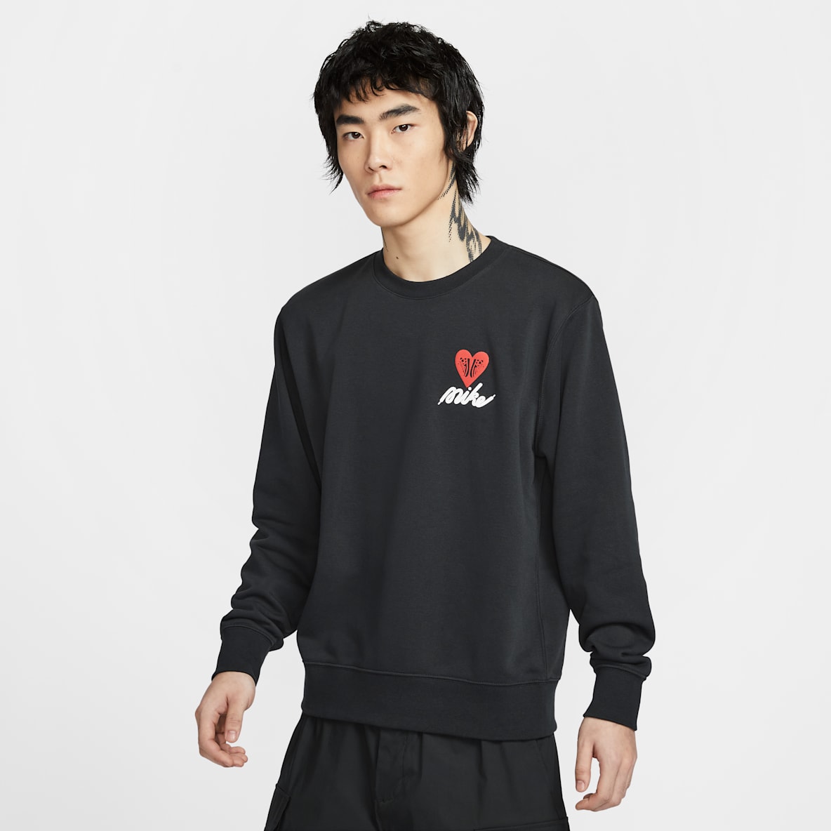 Nike Club 情人节男子法式毛圈圆领运动衫