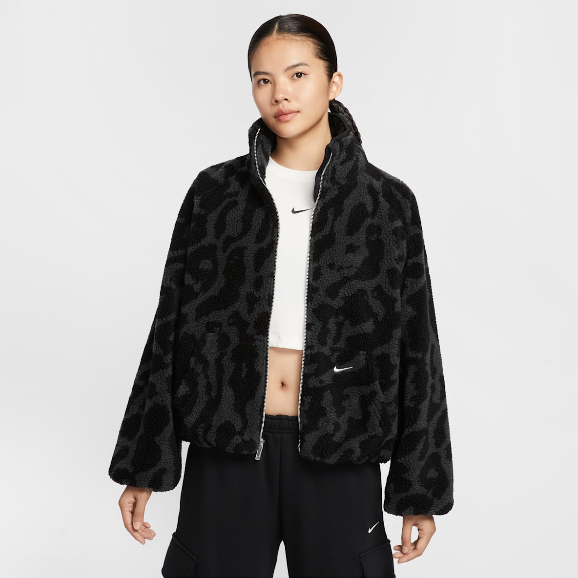 Nike Sportswear Nike Sportswear 女子仿羊羔绒夹克