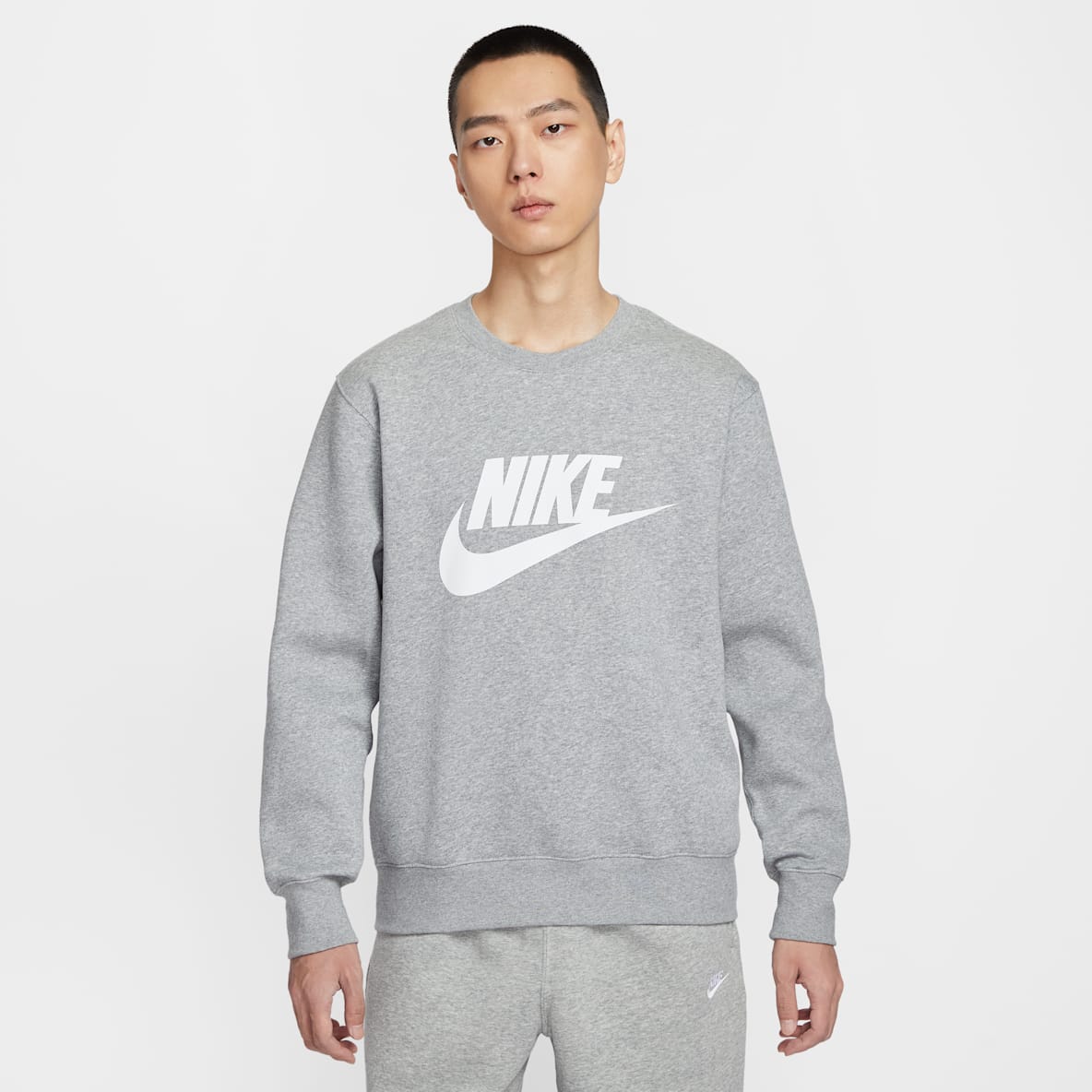 Nike Sportswear Club 男子印花加绒圆领上衣