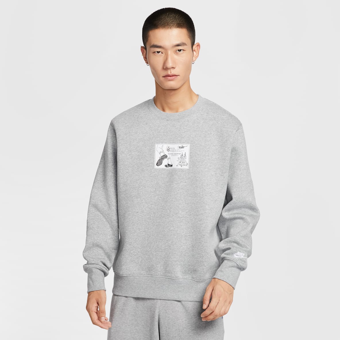 Nike Sportswear Club 男子加绒圆领运动衫