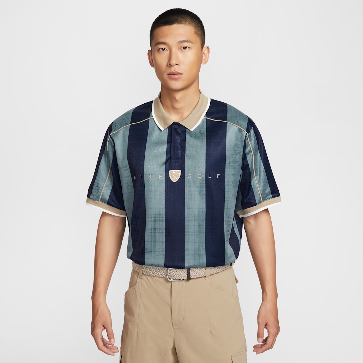 Nike Fairway Fresh Dri-FIT 男子速干宽松短袖高尔夫翻领T恤