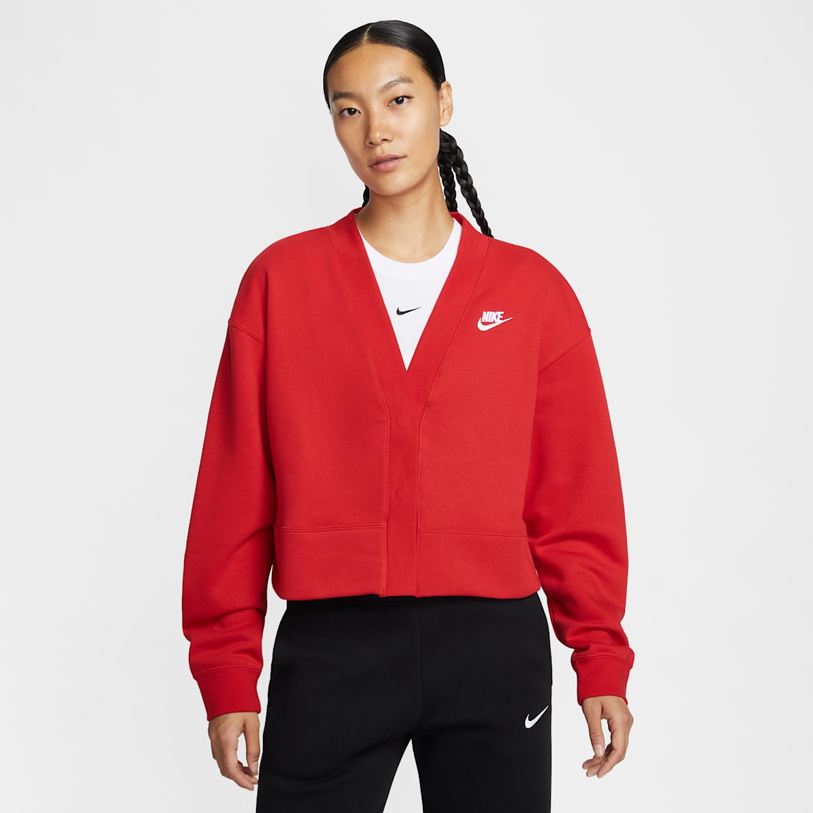 Nike Sportswear Club Fleece Nike Sportswear Club Fleece 女子宽松薄绒开衫
