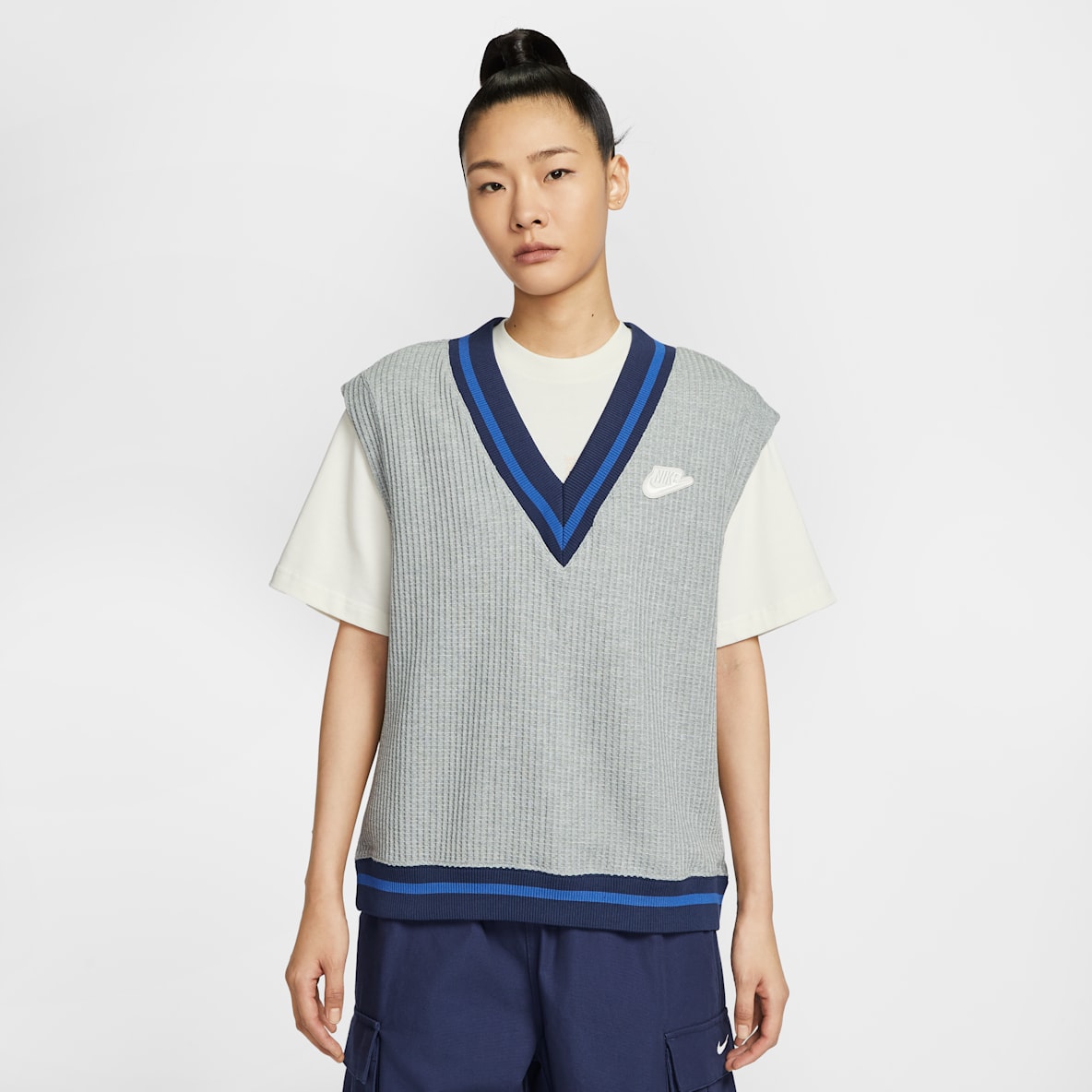 Nike Sportswear Nike Sportswear 圣诞系列女子华夫格针织马甲