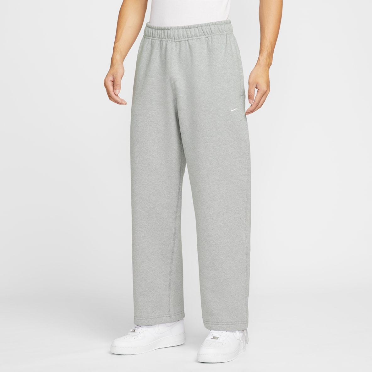 Nike Solo Swoosh 男子加绒直筒长裤