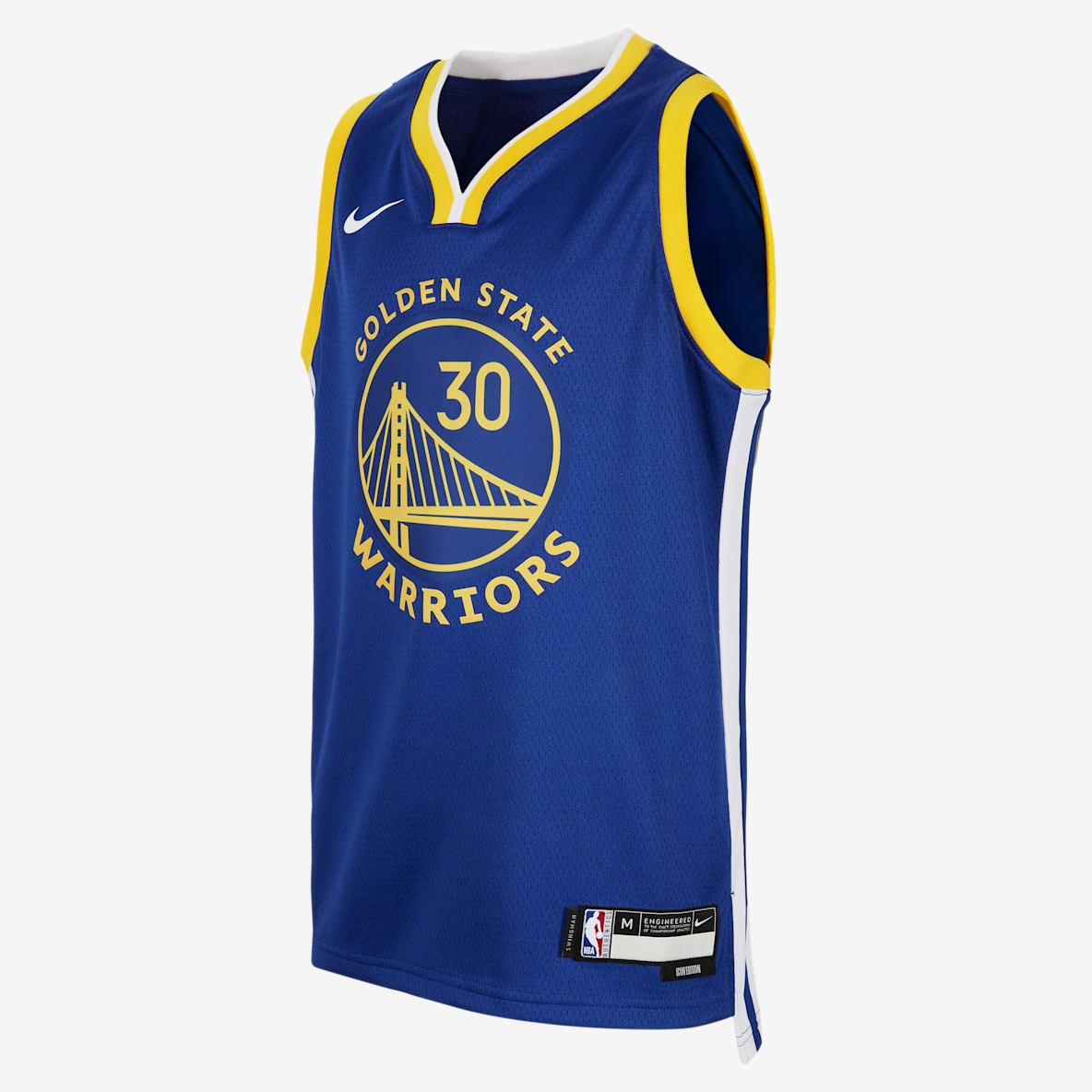 金州勇士队 Icon Edition 金州勇士队 Icon Edition Nike NBA Swingman Jersey 大童(男孩)速干球衣