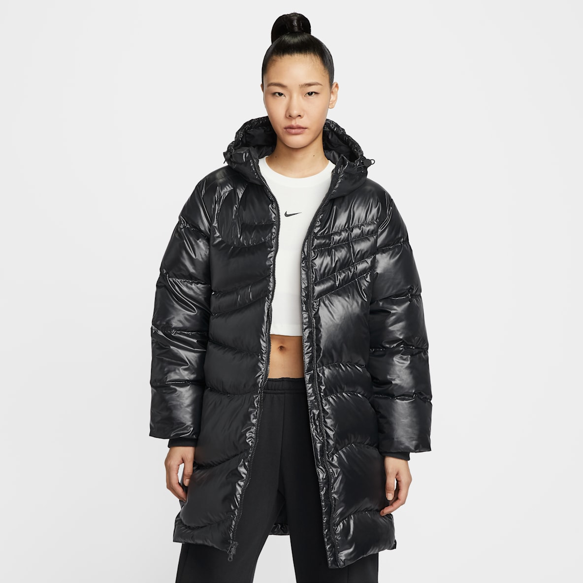 Nike Sportswear Swoosh Series 耐克暖钩羽绒服系列 KYOKA 同款 Therma-FIT 女子 Oversize 风拒水羽绒外套