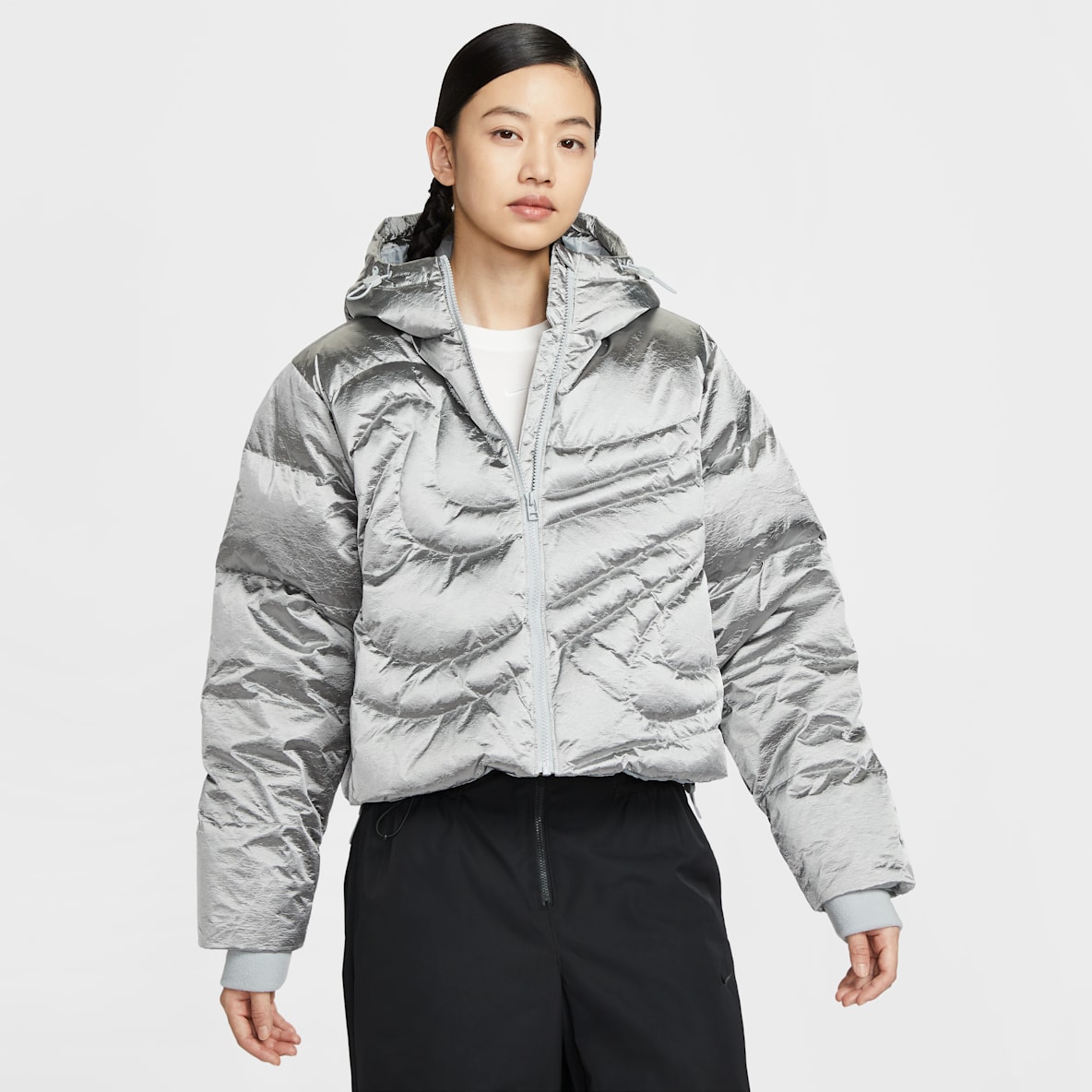 Nike Sportswear Swoosh Series 耐克暖钩羽绒服系列 Therma-FIT 女子 Oversize 风羽绒夹克