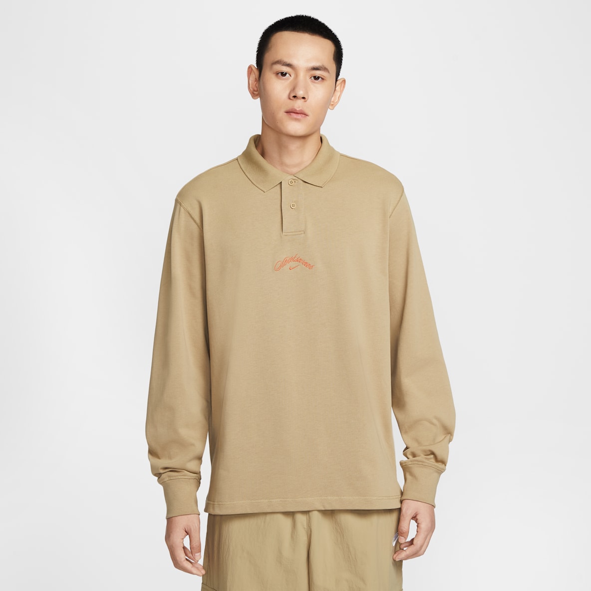 Nike Sportswear Club 男子长袖翻领T恤